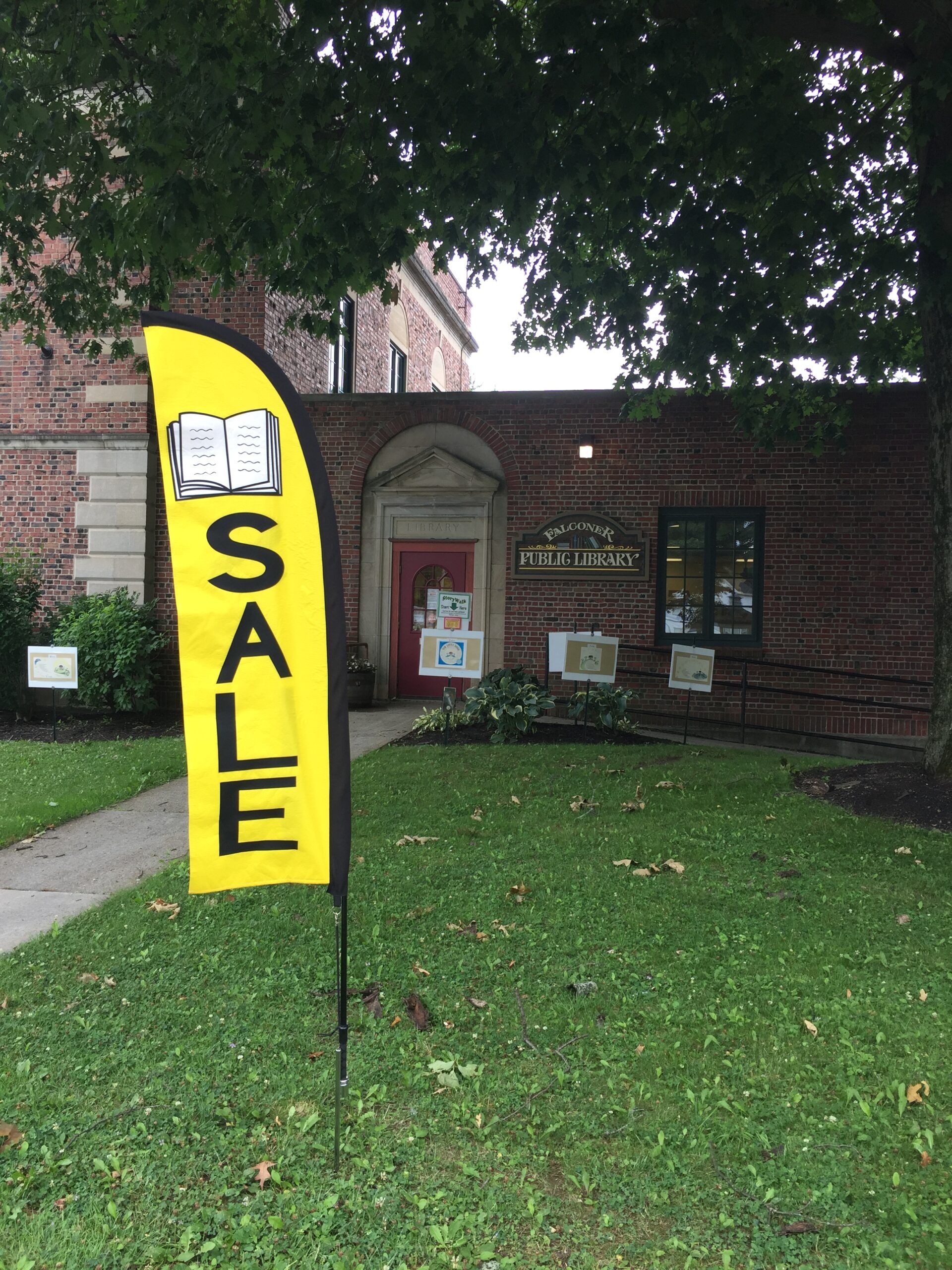 Book Sale Flag