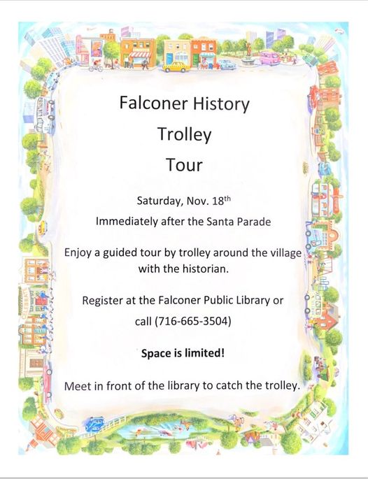 Falconer History Trolley Tour